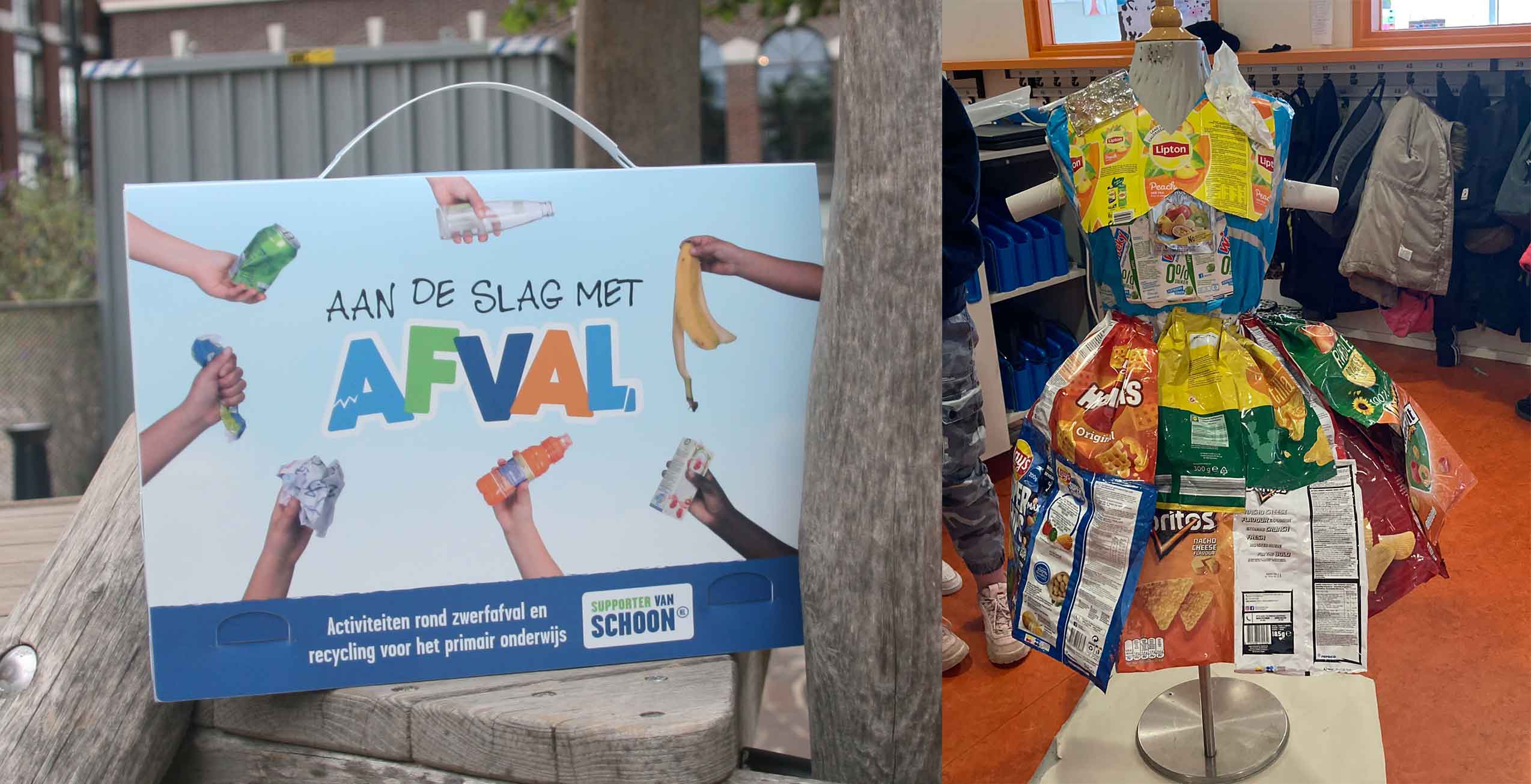 Afvalkoffer voor primair onderwijs